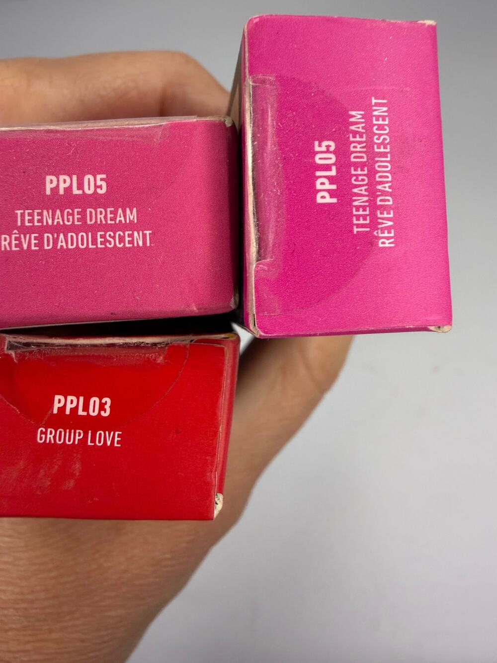 NYX Powder Puff Lippie Lip Cream Lot 3 PPL03 Group Love PPL05 Teenage Dream